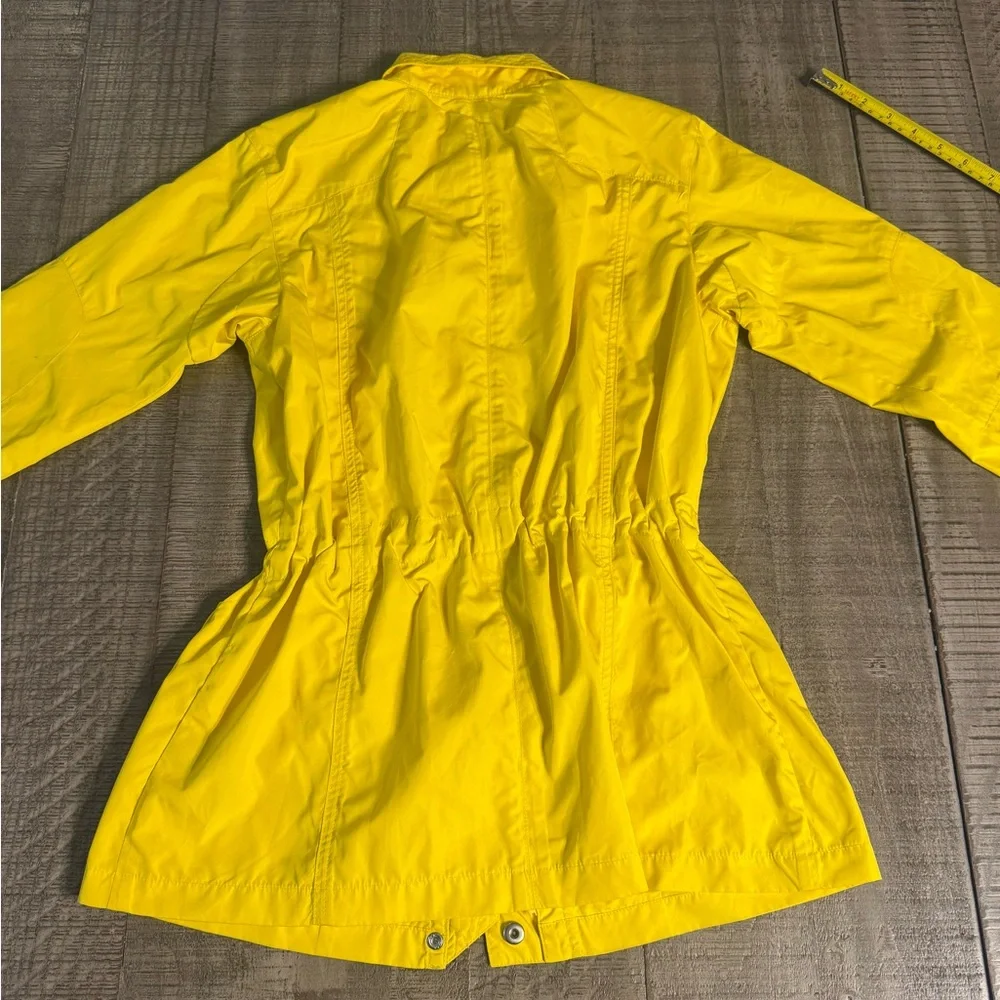 Ralph Lauren Yellow Women’s Windbreaker Jacket Small Utility Lightweight Casual - Picture 8 of 16